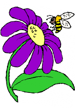 Abeille près d'une fleur